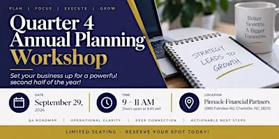 Q4 Annual Planning Workshop