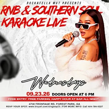 RNB & Southern Soul Karaoke Live Sept 23rd