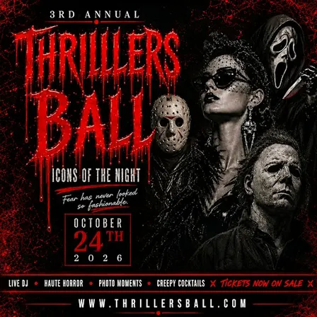 3rd Annual THRILLERS BALL 2026: ICONS OF THE NIGHT