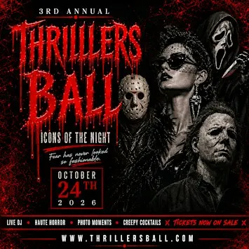 3rd Annual THRILLERS BALL 2026: ICONS OF THE NIGHT