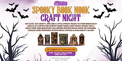 Spooky Book Nook Craft Night