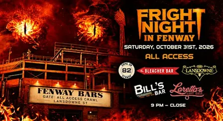 Fright Night in Fenway: Halloween Night All Access Bar Pass