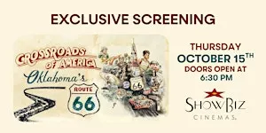 Crossroads of America: Oklahoma’s Route 66 Screening