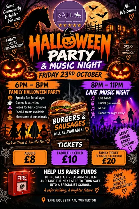 Halloween party followed by live music