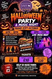 Halloween party followed by live music