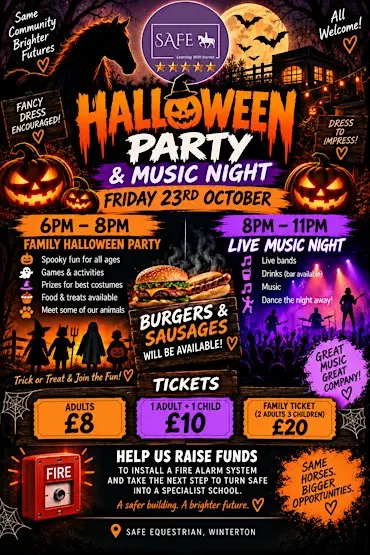 Halloween party followed by live music