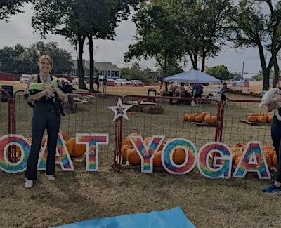 Halloween Goat Yoga in Fort Worth!