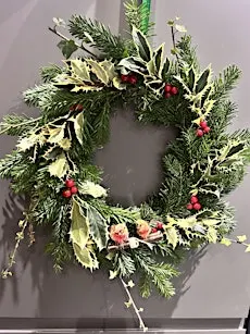 Wreath making workshop at Boot & Rally