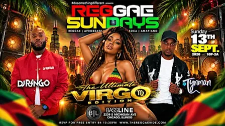 REGGAE SUNDAY: The #1 Caribbean Party In The City