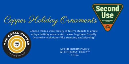 Copper Holiday Ornaments