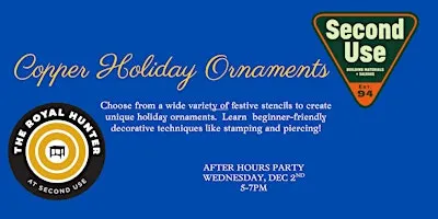 Copper Holiday Ornaments
