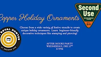 Copper Holiday Ornaments