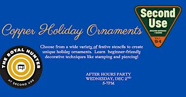 Copper Holiday Ornaments