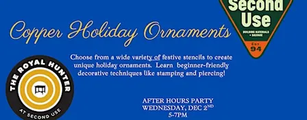 Copper Holiday Ornaments