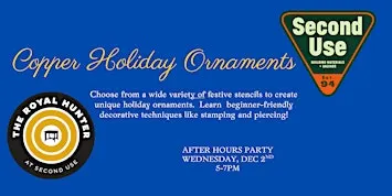 Copper Holiday Ornaments