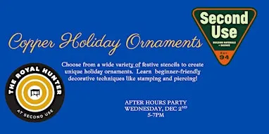Copper Holiday Ornaments
