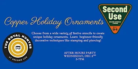 Copper Holiday Ornaments