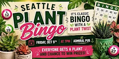 Seattle Plant Bingo