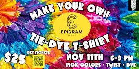 Tie Dye Workshop at Epigram