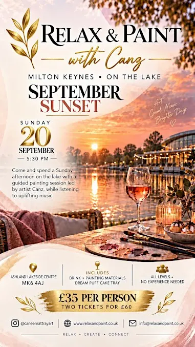 Relax & Paint with Canz - Lake Sunset Edition