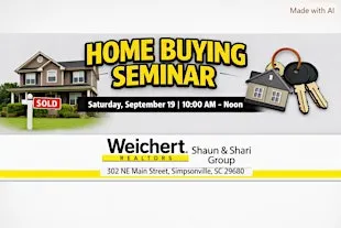 HOME BUYER SEMINAR - Learn what to do to purchase your first home or next