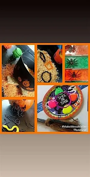 Halloween is coming.... Messy play and slime