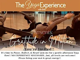 Gratitude in Motion Yoga Flow