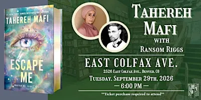 Tahereh Mafi with Ransom Riggs Live at Tattered Cover Colfax