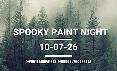 Spooky Paint Night