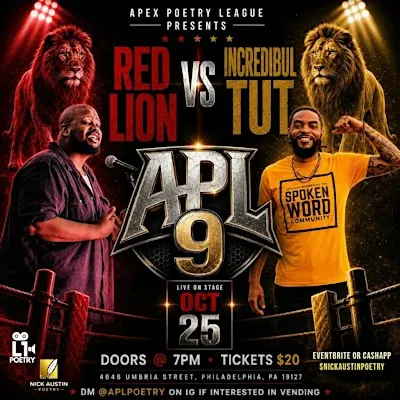 APEX POETRY LEAGUE 9: RED LION VS INCREDIBUL TUT