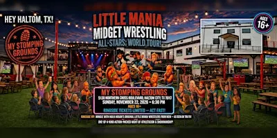 Little Mania Wrestling: Big Action, Tiny Wrestlers! Haltom, TX!