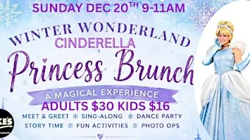Winter Wonderland Cinderella Princess Brunch at Ike’s Restaurant