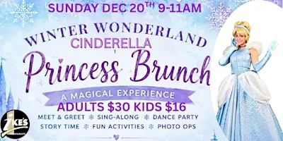Winter Wonderland Cinderella Princess Brunch at Ike’s Restaurant