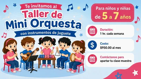 Taller de Mini Orquesta (5 a 7 años)