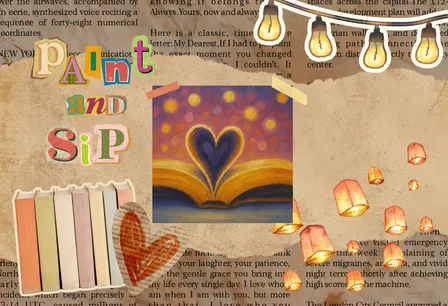 Booked with Love Paint & Sip