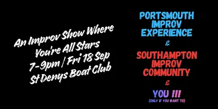 Solent Improv Jam: The show where you're all stars!