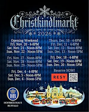 Christkindlmarkt at Hofbräuhaus Buffalo  (FREE)
