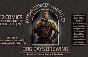 The Kitsap Comedy Gauntlet at Dog Days Brewing!