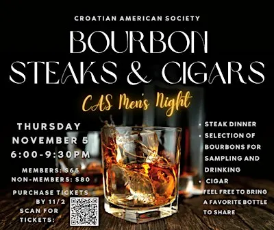 CAS Men's Night-Bourbon, Steaks and Cigars