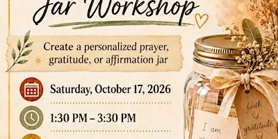 Prayer & Gratitude Jar Workshop