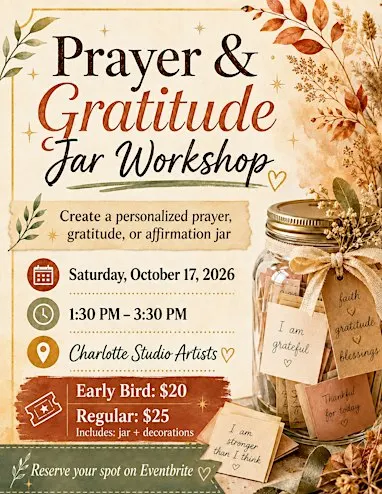 Prayer & Gratitude Jar Workshop