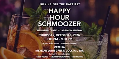 October Business Professionals Happy Hour Schmoozer - Friendship Connect!