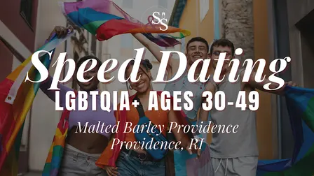 LGBTQIA+ Speed Dating Ages 30-49 in Providence, RI at Malted Barley
