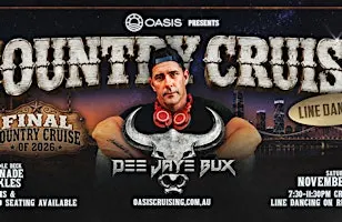 OASIS presents a Country Cruise - Saturday 14th November 2026