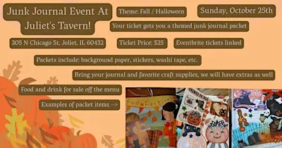 Juliet’s Junk Journal Event