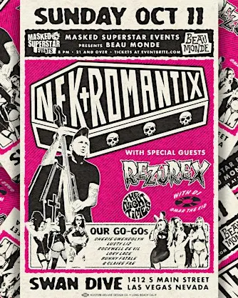 Nekromantix, The Rezurex, The Night Times @ The Swan Dive LV