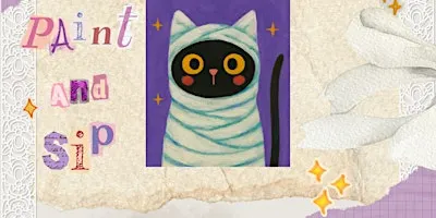 Mummy Meow Paint & Sip