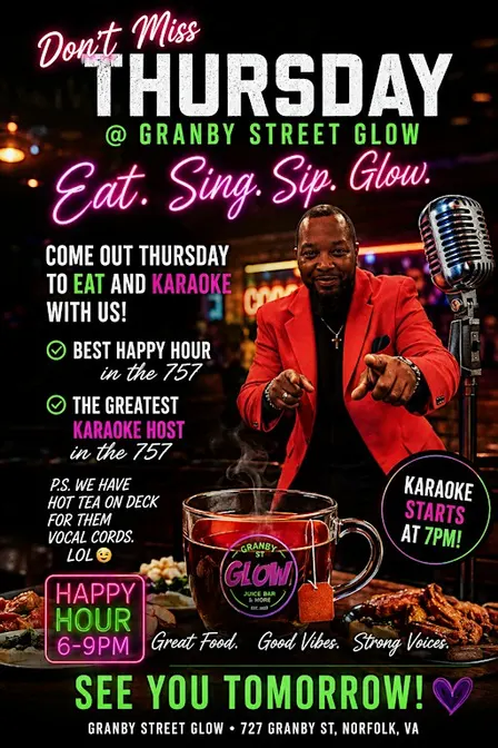 Neon District Sip and Sing with Hollywood