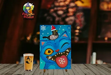 K-Pop Demon Hunters Christmas Paint & Sip at Faklandia Brewpub