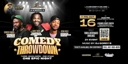 C MAC PRODUCTIONS PRESENT THE COMEDY THROWDOWN